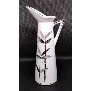 Vtg 1950s Ucagco Pitcher MCM Ewer Hand Painted Bud Vase Saki Oil Japan Gift
